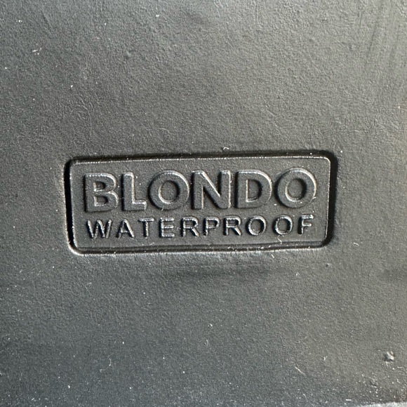 🌸BLONDO🌸 Rylyn Waterproof Bootie in Black Leather Size: 10 - Picture 13 of 14